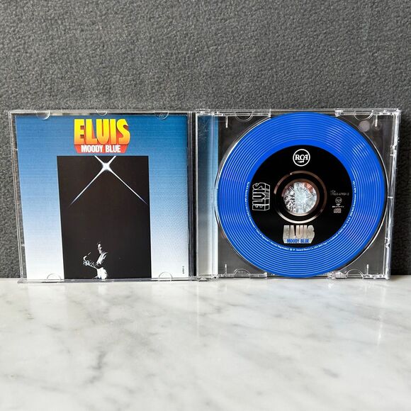 Elvis Presley Moody Blue CD - 19 Tracks - Final Studio Album Recorded in 1977 - Picture 2 of 5